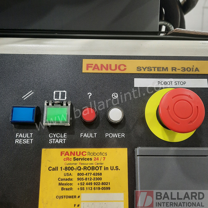 Fanuc A56L-0001-0134#2B E-Stop Switch w/ CRT16 Connector - R30iA LEDS Switches