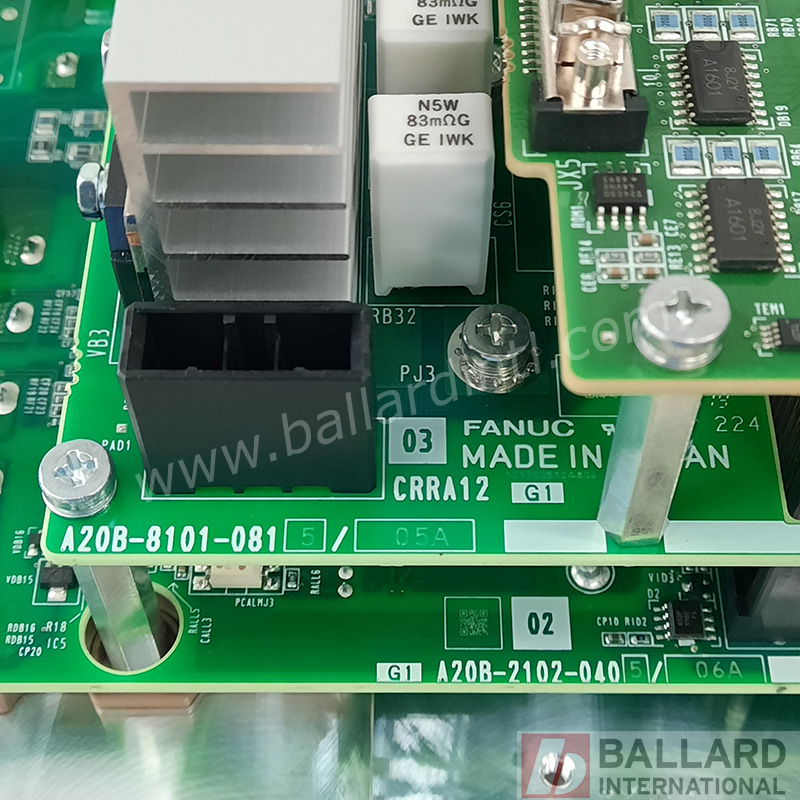 FANUC A06B-6400-H005 6-Axis Servo Amplifier with PCBs A20B-8101-0815 & A20B-2102-0405