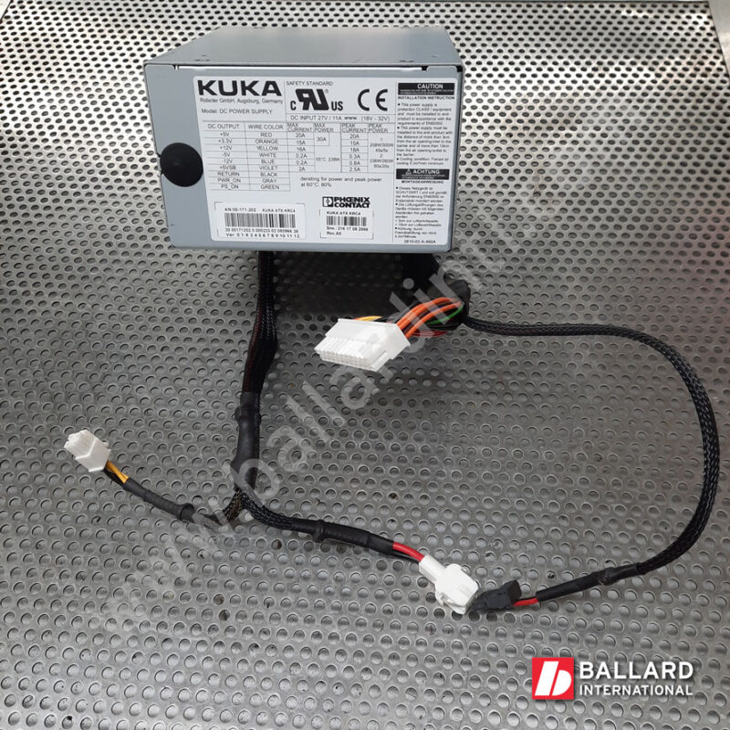 00-171-202-(2) KUKA PC Power Supply for KRC4, KRC4 midsize and KR extended controllers.