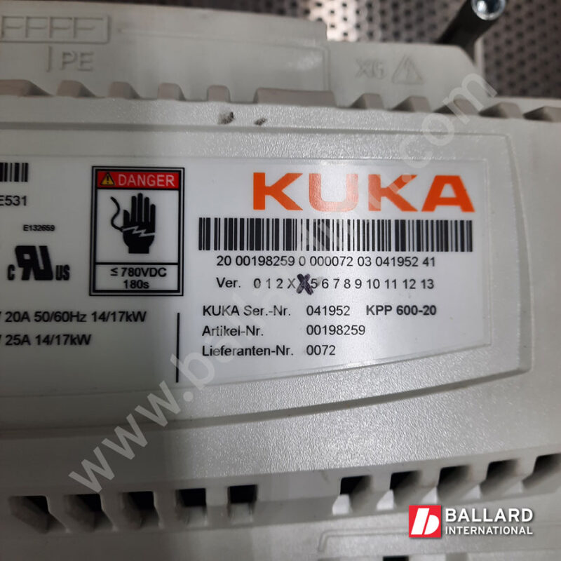 KUKA 00-198-259 KPP Drive Power Module - for use with KRC4 robot controllers