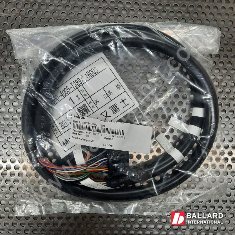 A05B-2602-J201 SP safety I/0 conversion unit cable for use with FANUC R30iB and R30iB Plus robot controllers