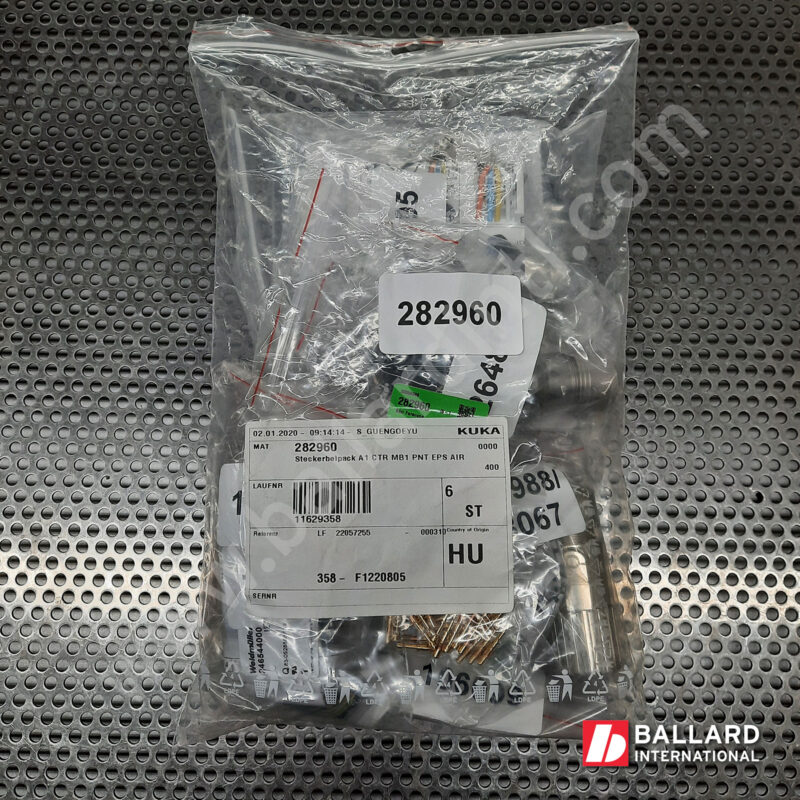 00-282-960 (2) KUKA plug package A1 female connector bypack