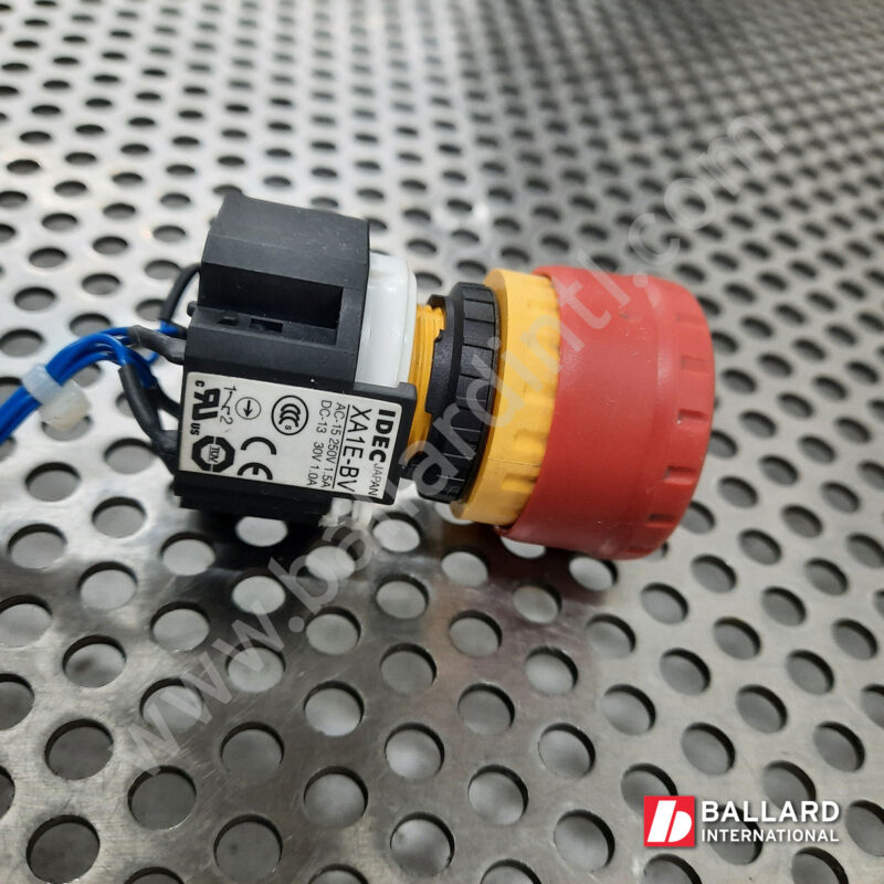 A05B-2255-D001-(2) e-stop button for A05B-2255-CXXX teach pendants for r30ib and r30ib plus controllers with cnemg1 connection cable